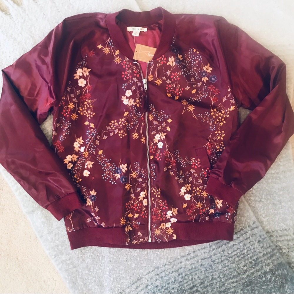 Francesca Miami Bomber jacket floral print